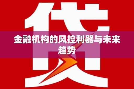 西城金融机构的风控利器与未来趋势