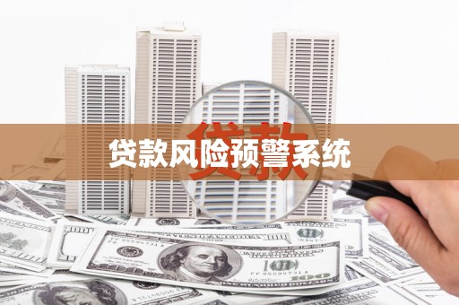 西城贷款风险预警系统