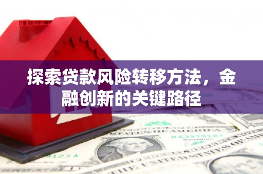 西城探索贷款风险转移方法，金融创新的关键路径