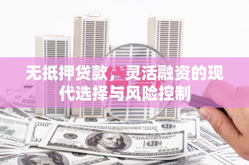 西城无抵押贷款，灵活融资的现代选择与风险控制