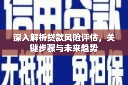 西城深入解析贷款风险评估，关键步骤与未来趋势