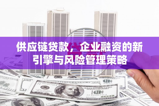西城供应链贷款，企业融资的新引擎与风险管理策略
