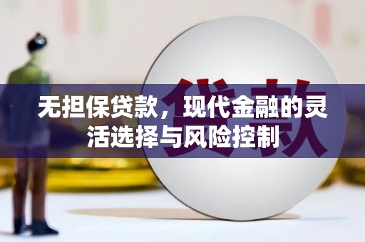 西城无担保贷款，现代金融的灵活选择与风险控制