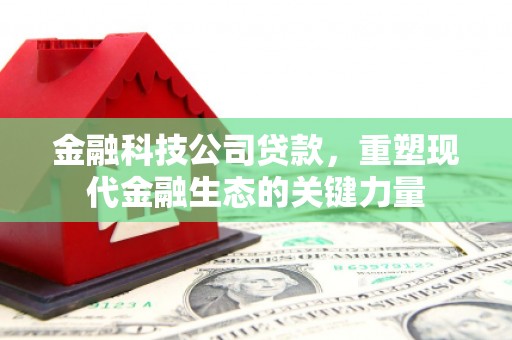 西城金融科技公司贷款，重塑现代金融生态的关键力量
