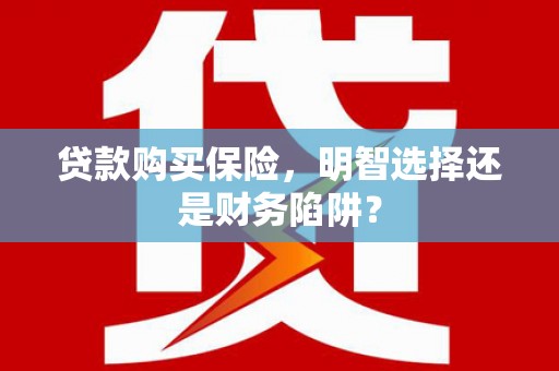 西城贷款购买保险，明智选择还是财务陷阱？