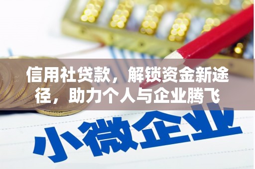 西城信用社贷款，解锁资金新途径，助力个人与企业腾飞