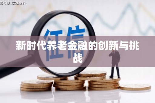 西城新时代养老金融的创新与挑战