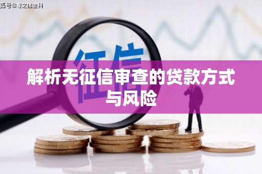 西城解析无征信审查的贷款方式与风险