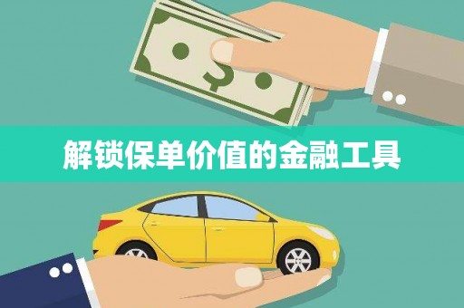 西城解锁保单价值的金融工具